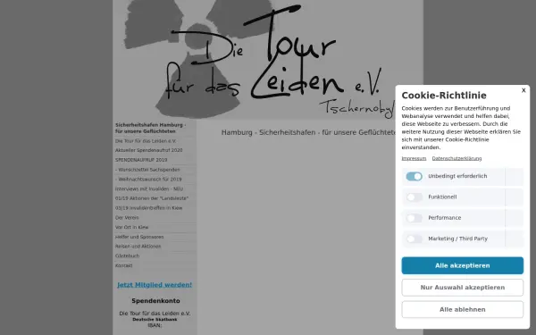 www.dietourfuerdasleiden.de