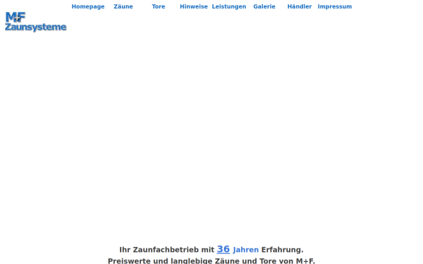 www.mf-zaunsysteme.de