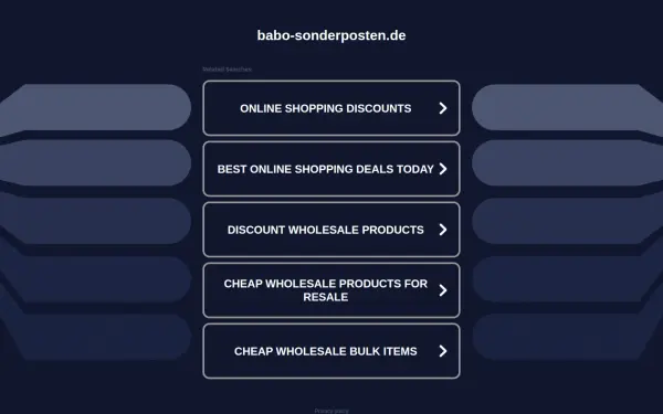babo-sonderposten.de