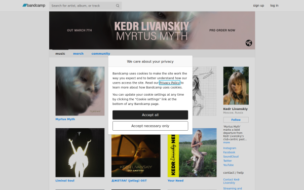 kedrlivanskiy.bandcamp.com