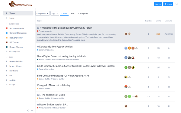 community.wpbeaverbuilder.com