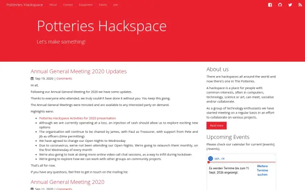 potterieshackspace.org.uk