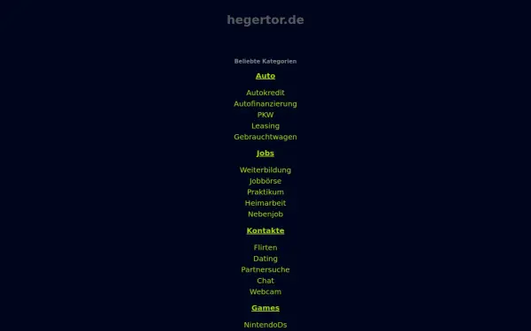 hegertor.de