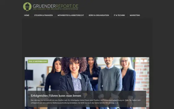 www.gruenderreport.de