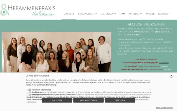 hebammenpraxis-harleshausen.de
