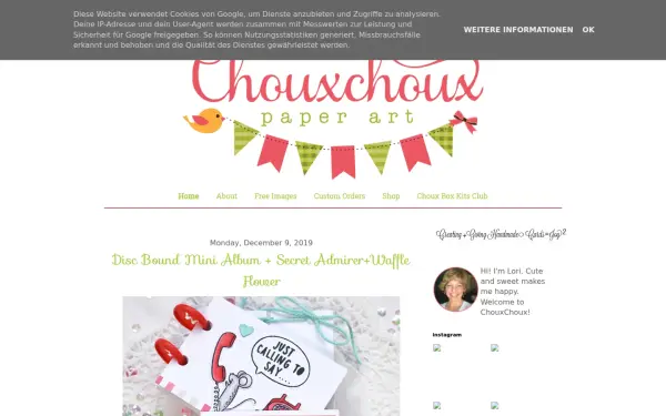 www.chouxchouxpaperart.com