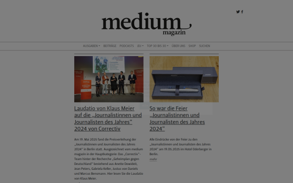 www.mediummagazin.de