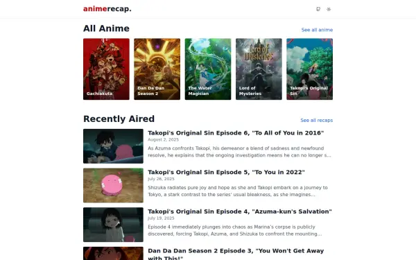 www.animerecap.com