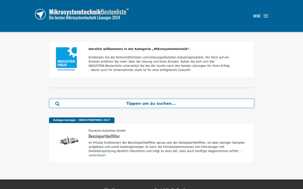 www.mikrosystemtechnik-bestenliste.de