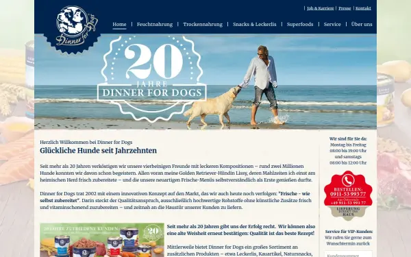 www.dinner-for-dogs.com