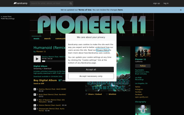pioneer11.bandcamp.com