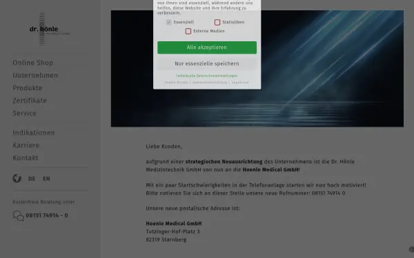 www.drhoenle.de