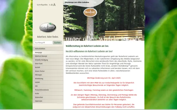 www.losheim-ruheforst.de