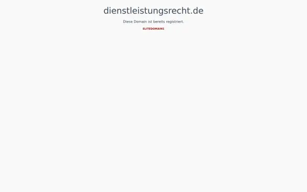 dienstleistungsrecht.de