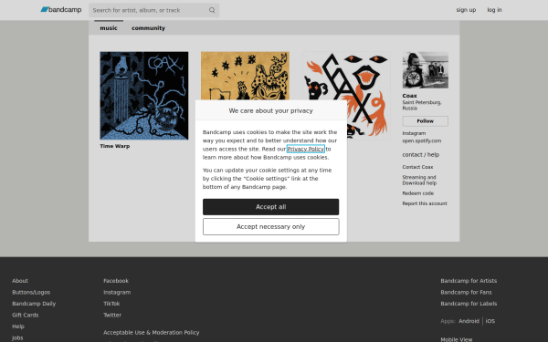 coaxspb.bandcamp.com