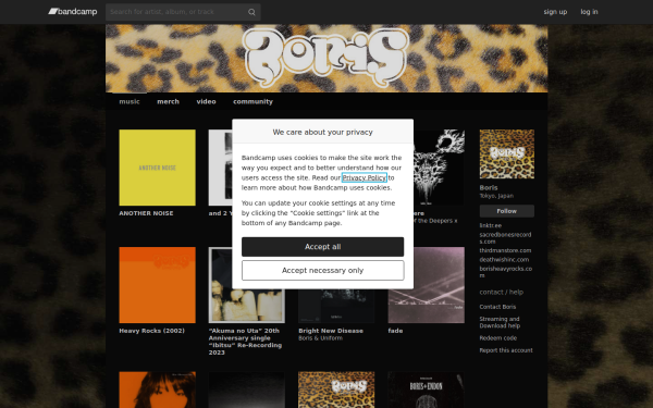 boris.bandcamp.com