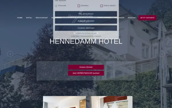 www.hennedamm-hotel.de