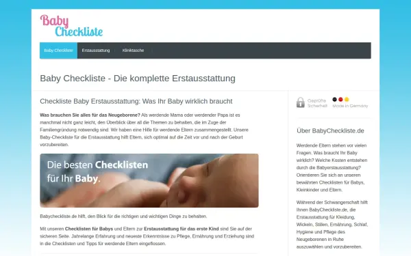 www.babycheckliste.de