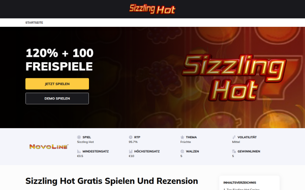 sizzlinghotslot.at