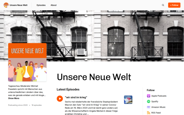 unsereneuewelt.buzzsprout.com