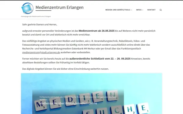 medienzentrum-erlangen.de