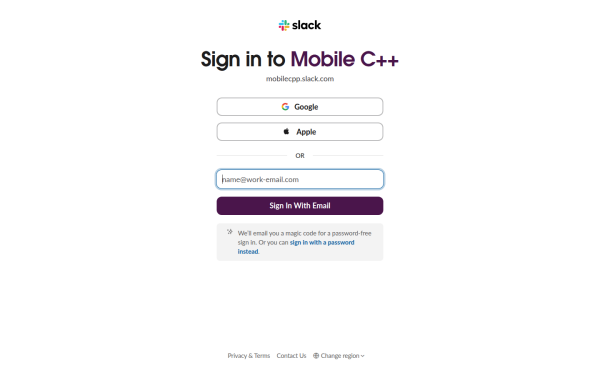 mobilecpp.slack.com