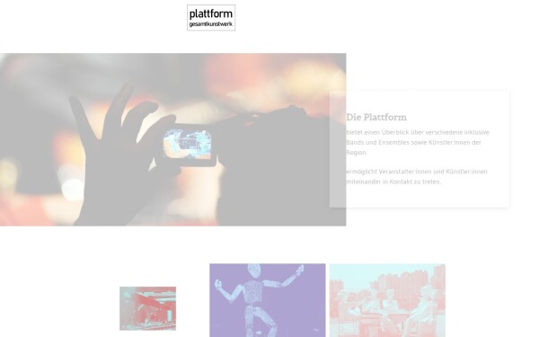 www.plattform-gesamtkunstwerk.de