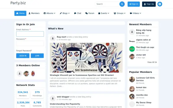 party.biz