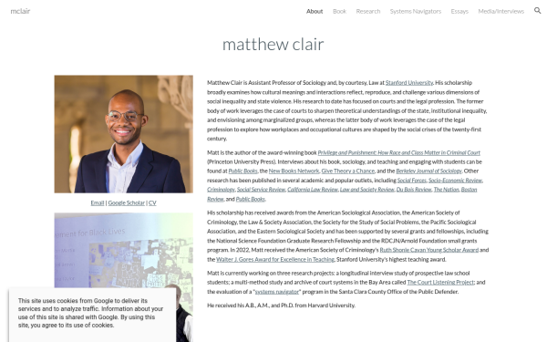 www.matthewclair.org
