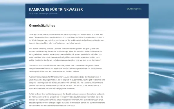 www.wasserkampagne.de