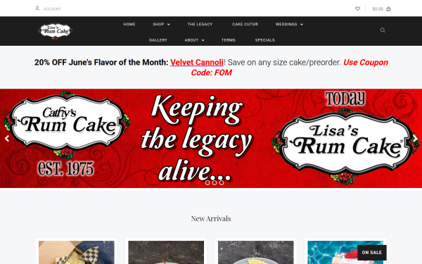 www.lisasrumcake.com