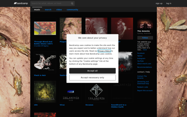theamenta1.bandcamp.com