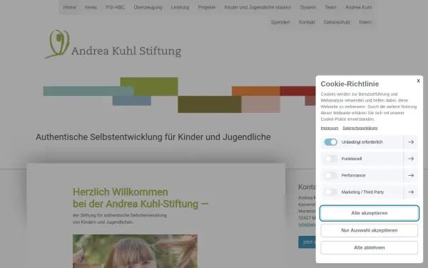 www.andreakuhl-stiftung.de