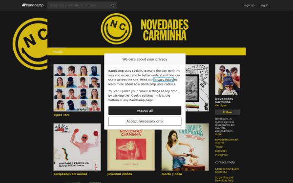 novedadescarminha.bandcamp.com