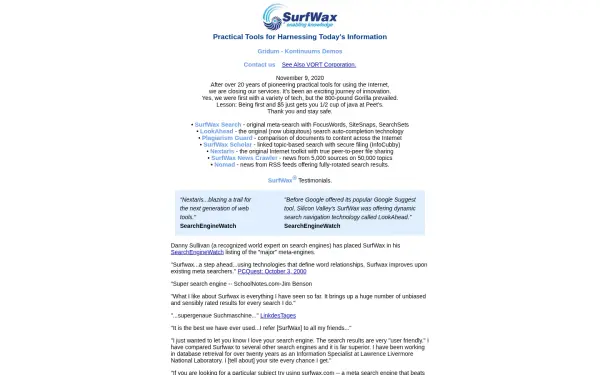 lookahead.surfwax.com