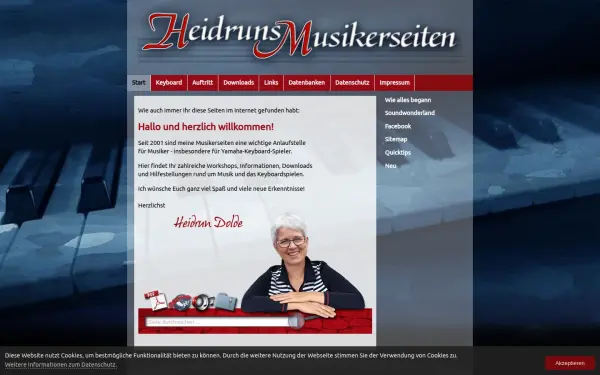 heidruns-musikerseiten.de