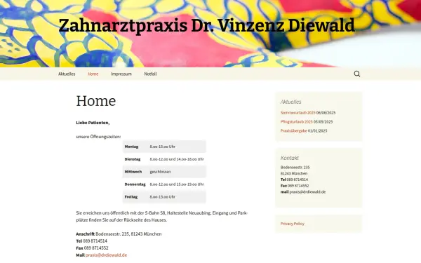 www.drdiewald.de
