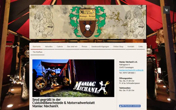 www.maniacmechanix.com