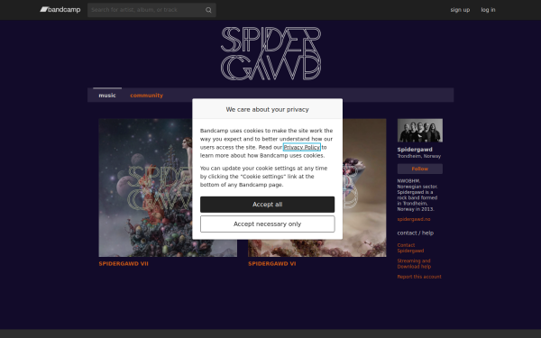 spidergawdnorway.bandcamp.com