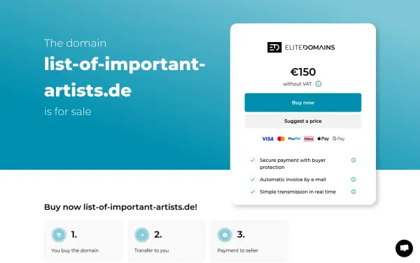list-of-important-artists.de