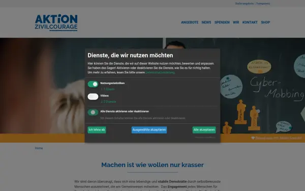 www.aktion-zivilcourage.de