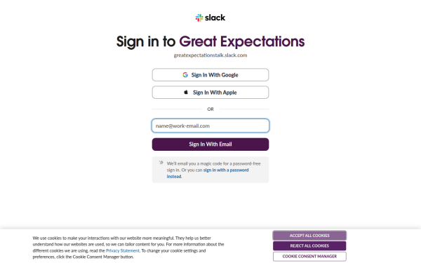 greatexpectationstalk.slack.com