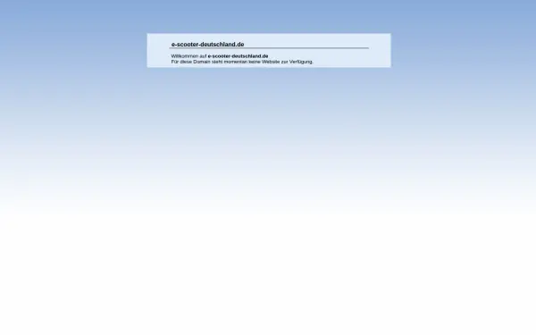 e-scooter-deutschland.de
