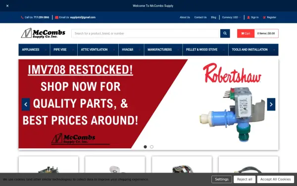 mccombssupply.com