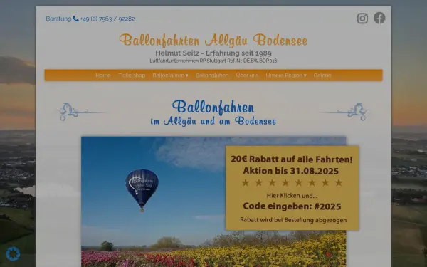 www.ballonfahrtenseitz.de