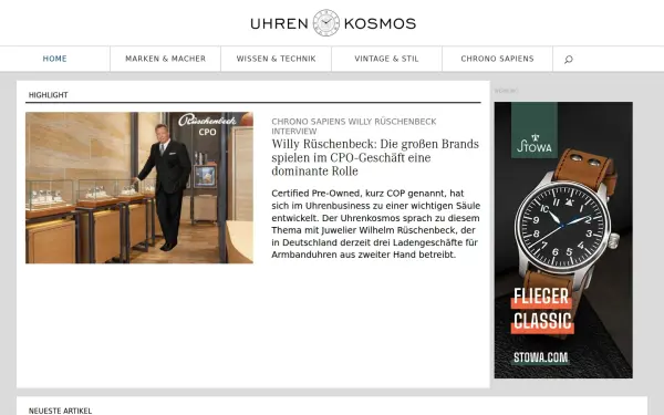 www.uhrenkosmos.com
