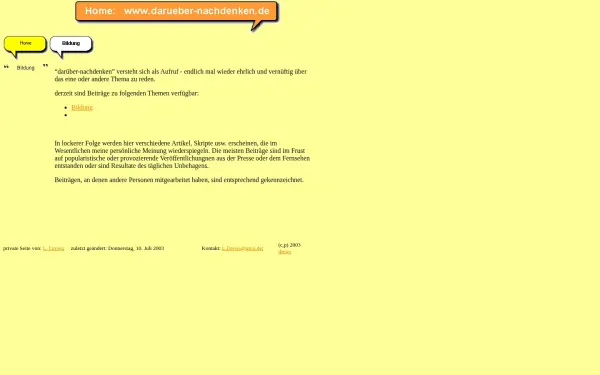 darueber-nachdenken.de