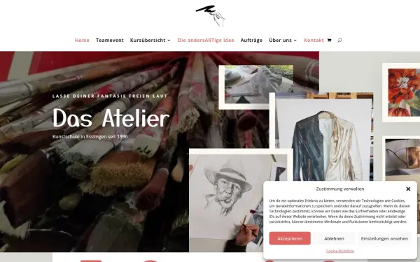 kunstschule-dasatelier-es.de
