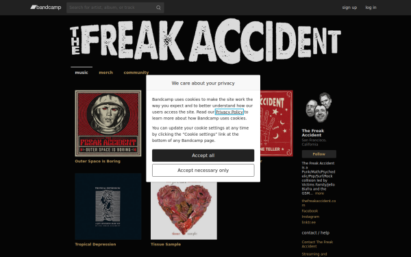 thefreakaccident.bandcamp.com