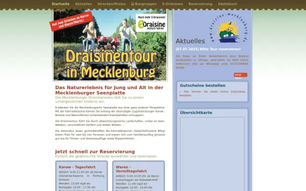 www.draisine-mecklenburg.de